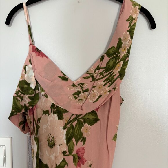 Reformation Reya Dress in Rose Garden - Picture 3 of 12